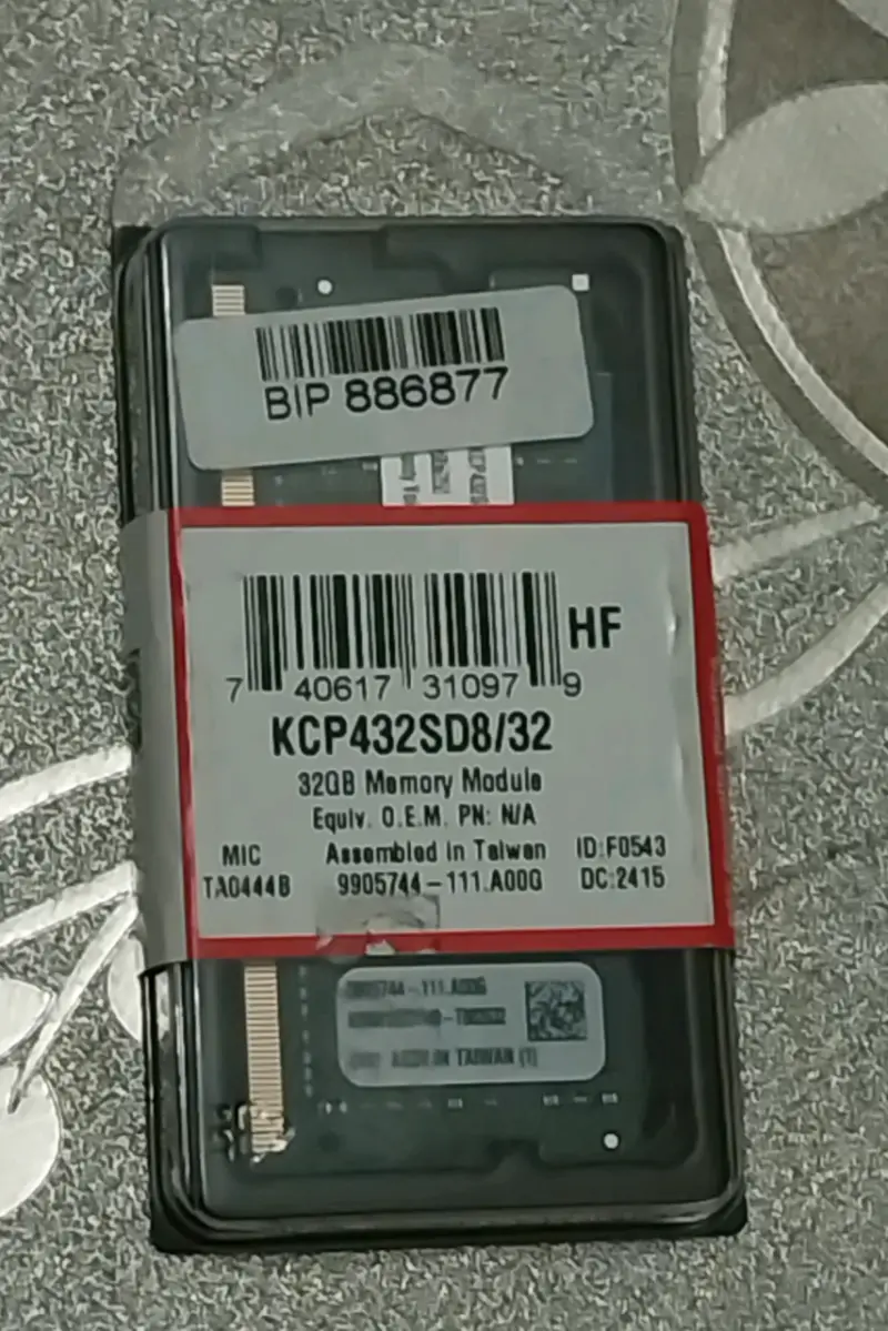 Módulo de Memoria 32GB KCP432SD8/32