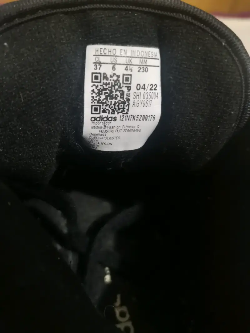 Zapatillas negras Adidas Forum Mid W - 6