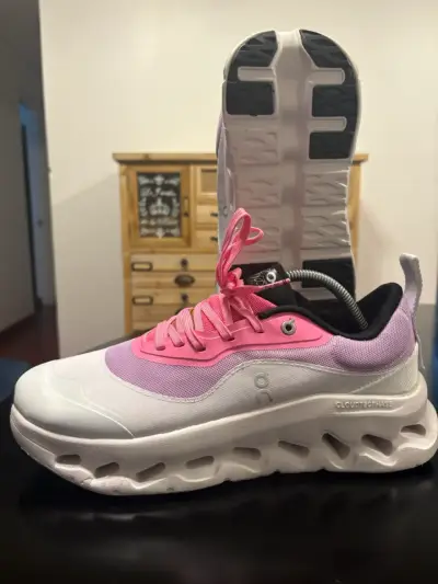 Zapatillas deportivas On CloudTec rosa y blanco - miniatura 1
