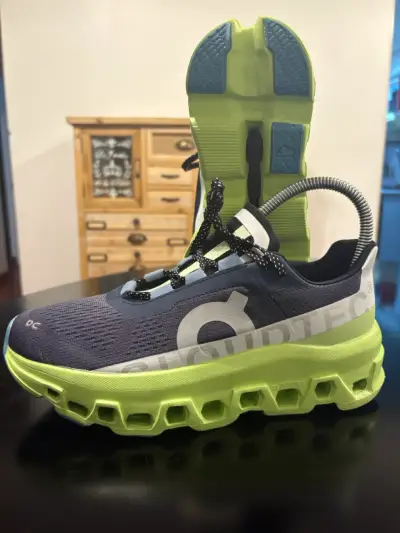 Zapatillas deportivas On Cloudtec azul y verde - miniatura 1