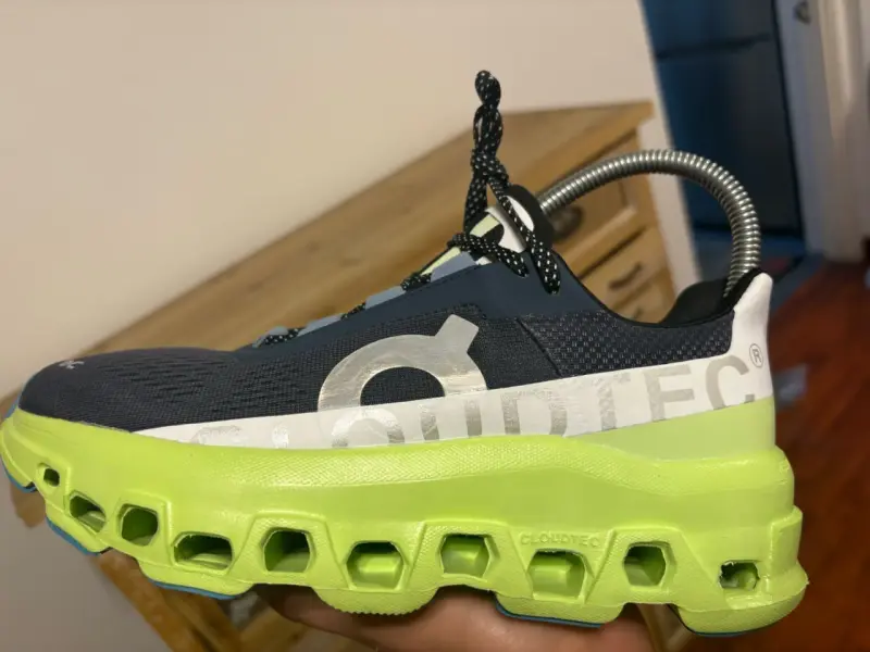 Zapatillas deportivas On Cloudtec azul y verde - 2