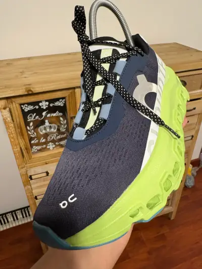 Zapatillas deportivas On Cloudtec azul y verde - miniatura 4