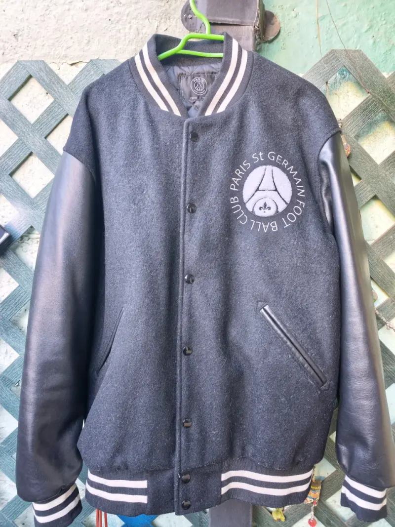 Chaqueta Varsity PSG Negra y Roja - 3