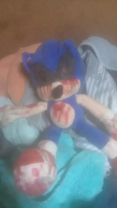 Peluche de Sonic el Erizo azul - miniatura 2