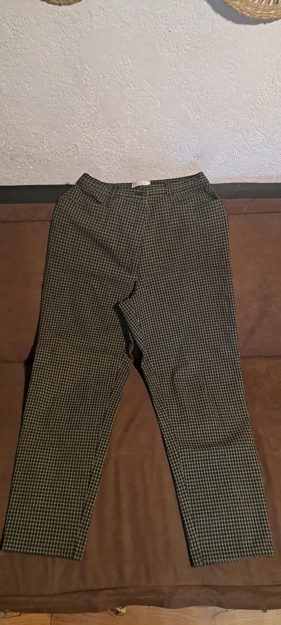 Pantalon mom vintage tela - 1
