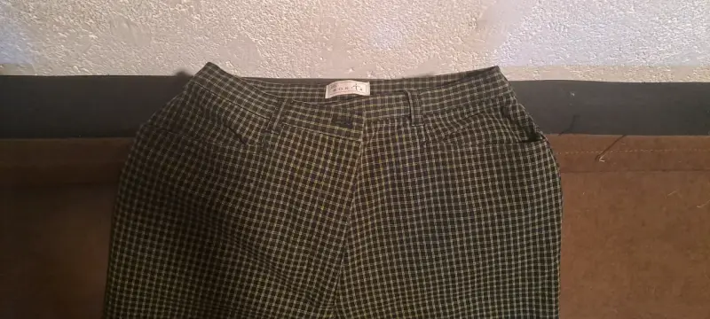Pantalon mom vintage tela - 2
