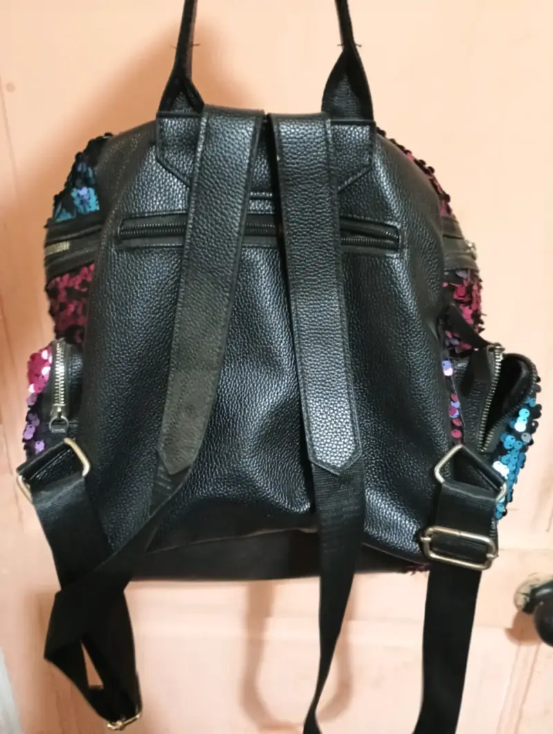 Mochila de lentejuelas multicolor brillante - 2
