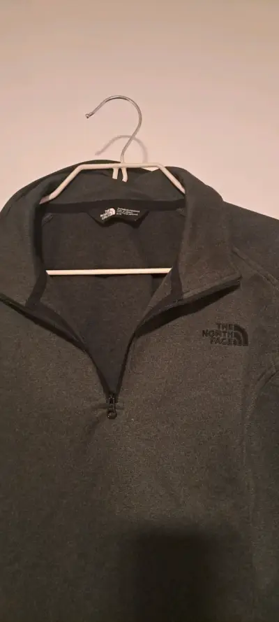 Polerón The North Face gris con cierre - miniatura 2