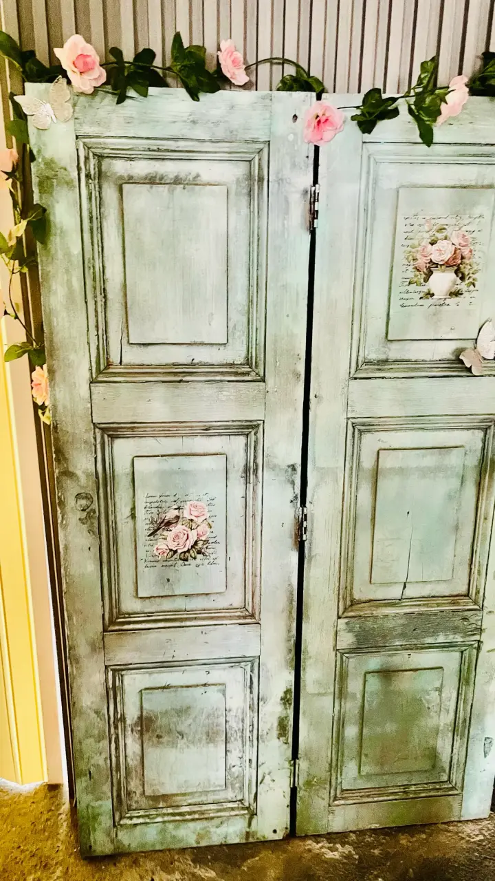 decorativo postigos  vintage con diseño retro - 2