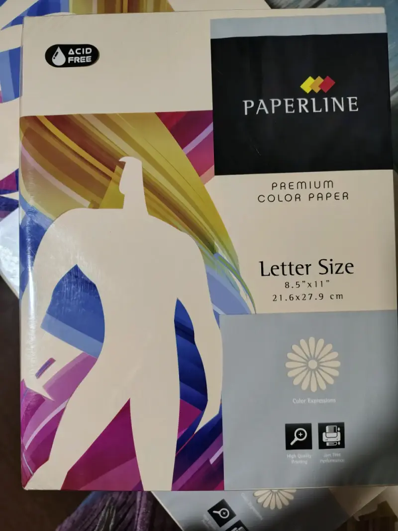 Papel de colores tamaño carta Paperline Premium - 2