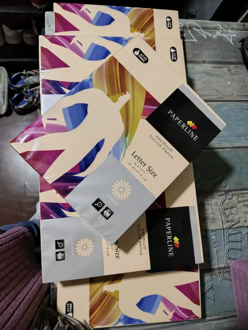 Papel de colores tamaño carta Paperline Premium - 3