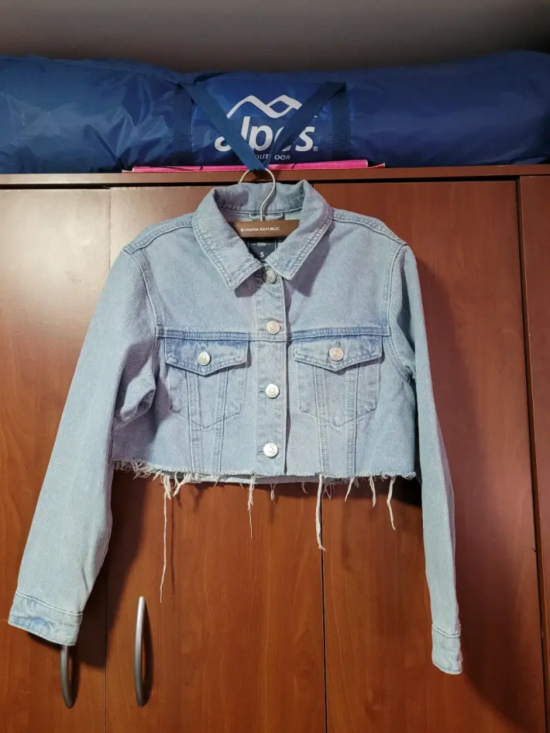 Chaqueta de mezclilla corta - 1