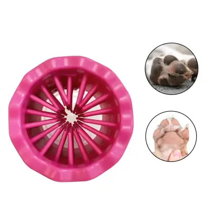 Limpiador de patas para perros portátil rosa - miniatura 2