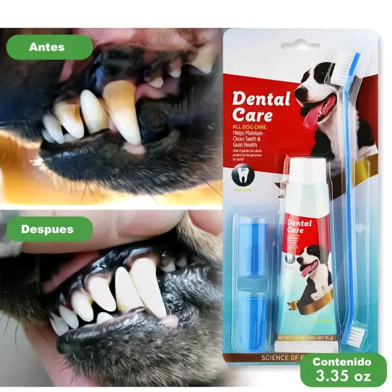 Kit de Cuidado Dental para Perros y Gatos - 1