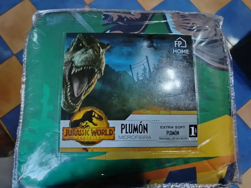 Plumón Microfibra Jurassic World 1.5 Plazas - 1