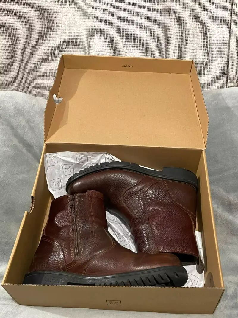 Botines de cuero marrón para hombre Cardinale - 6