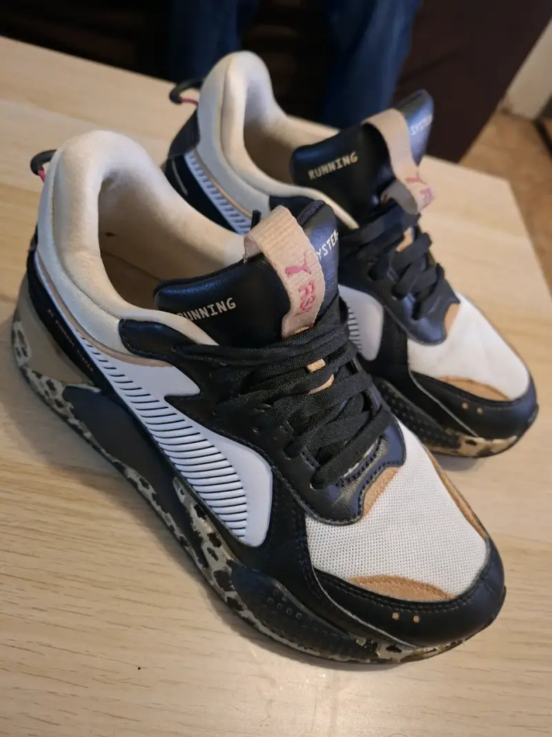 Zapatillas running Puma RS-X negras y blancas - 1