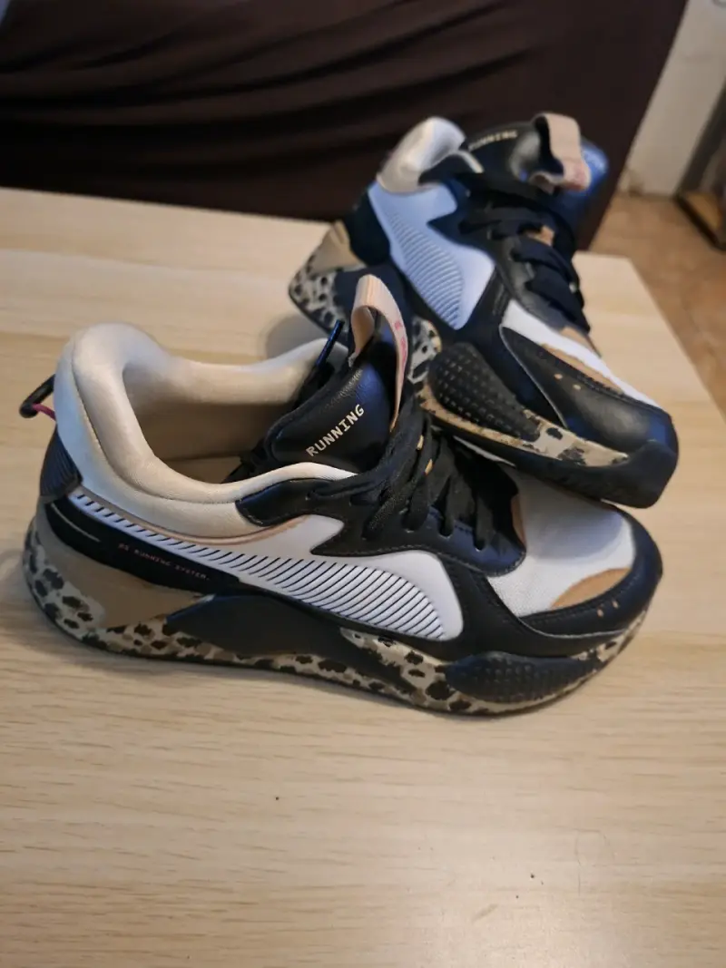 Zapatillas running Puma RS-X negras y blancas - 2