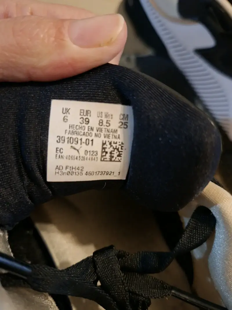 Zapatillas running Puma RS-X negras y blancas - 3