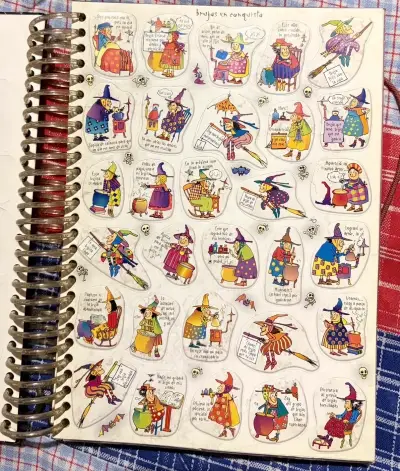 Agenda Pascualina 2001 con diseño de brujas - miniatura 3