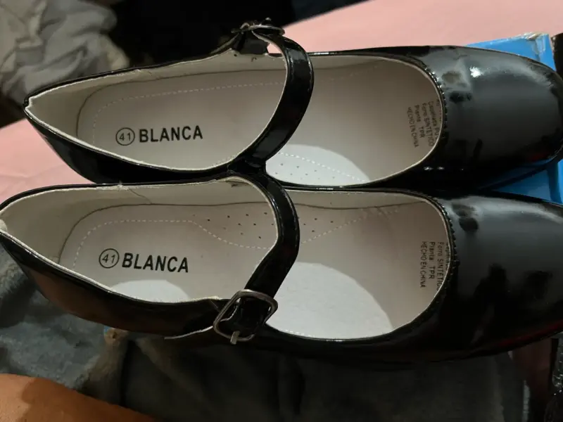 Zapatos de charol negros hebilla talla 41 Cueca - 2