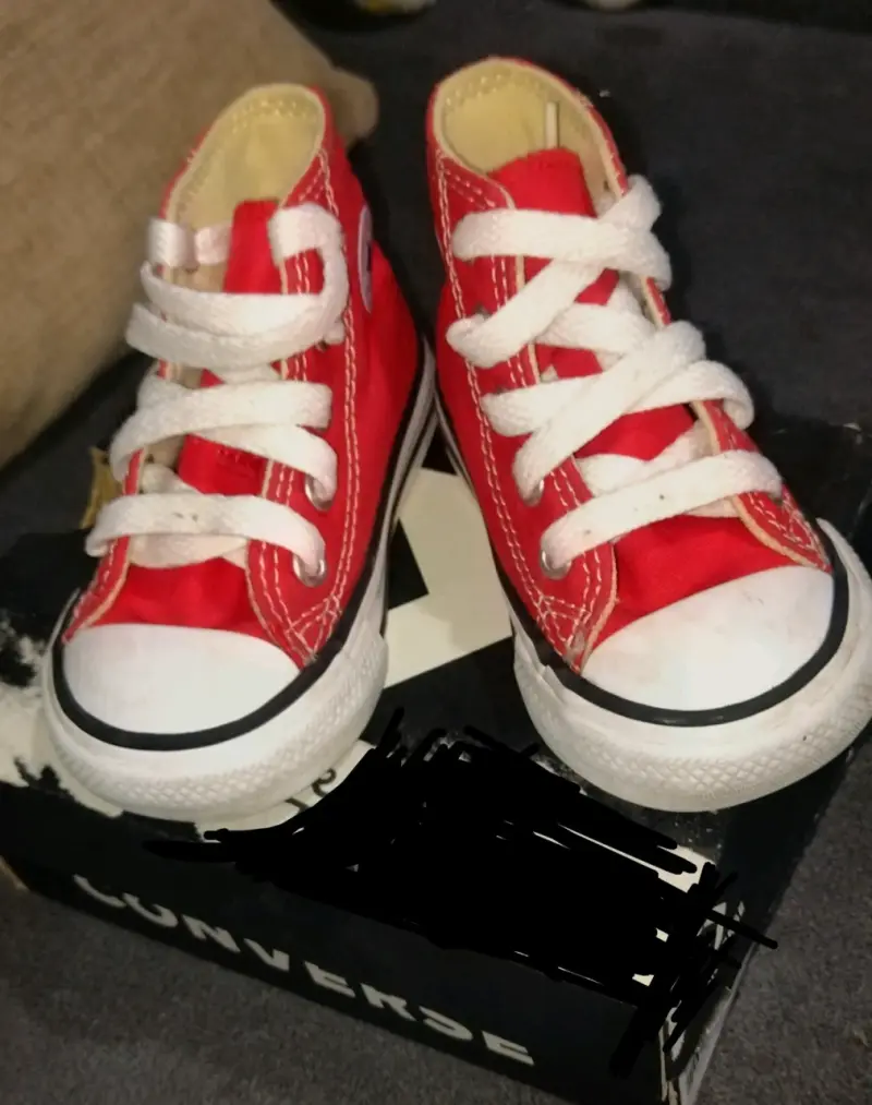 Converse All Star rojas unisex - 3