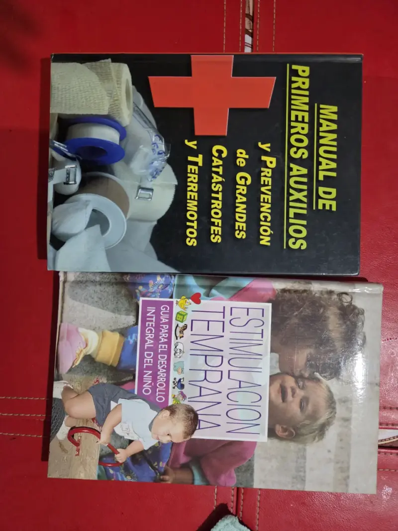 Libros de primeros auxilios -estimulación temprana