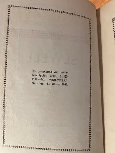 Libro Sewell de Baltazar Castro Edición 1946 - miniatura 3