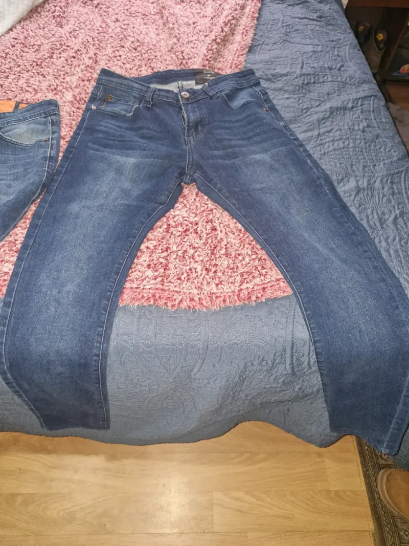 Jeans de mezclilla azul para hombre Ellus - 3