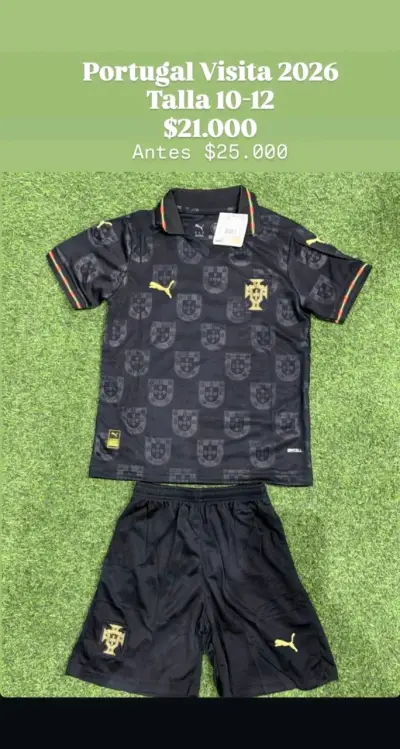 Conjunto de Fútbol Argentina Talla 10-12-14 - miniatura 2
