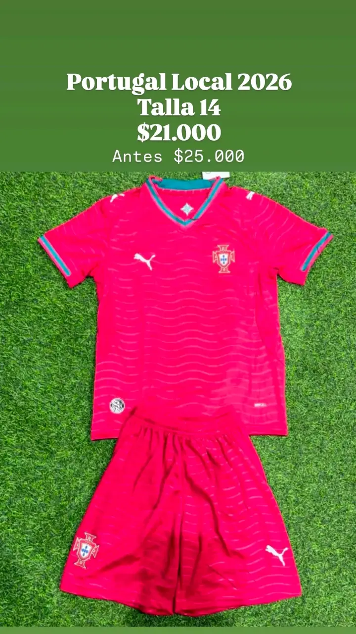 Conjunto de Fútbol Argentina Talla 10-12-14 - 3