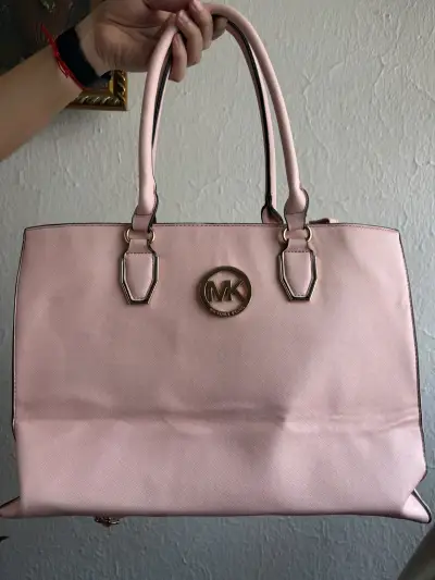 Bolso de mano rosa Michael Kors elegante - miniatura 1