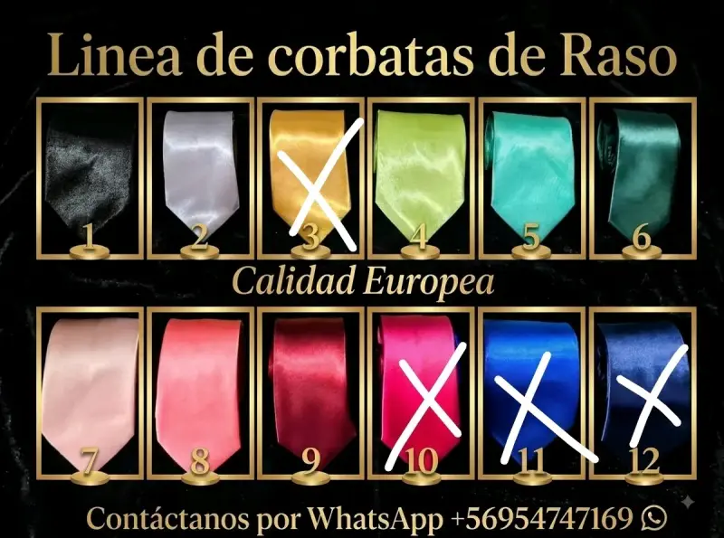 Corbatas de Raso y Floreadas Elegantes - 2