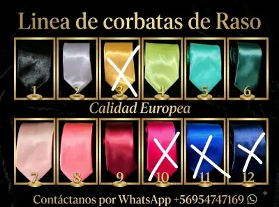 Corbatas de Raso y Floreadas Elegantes - miniatura 2