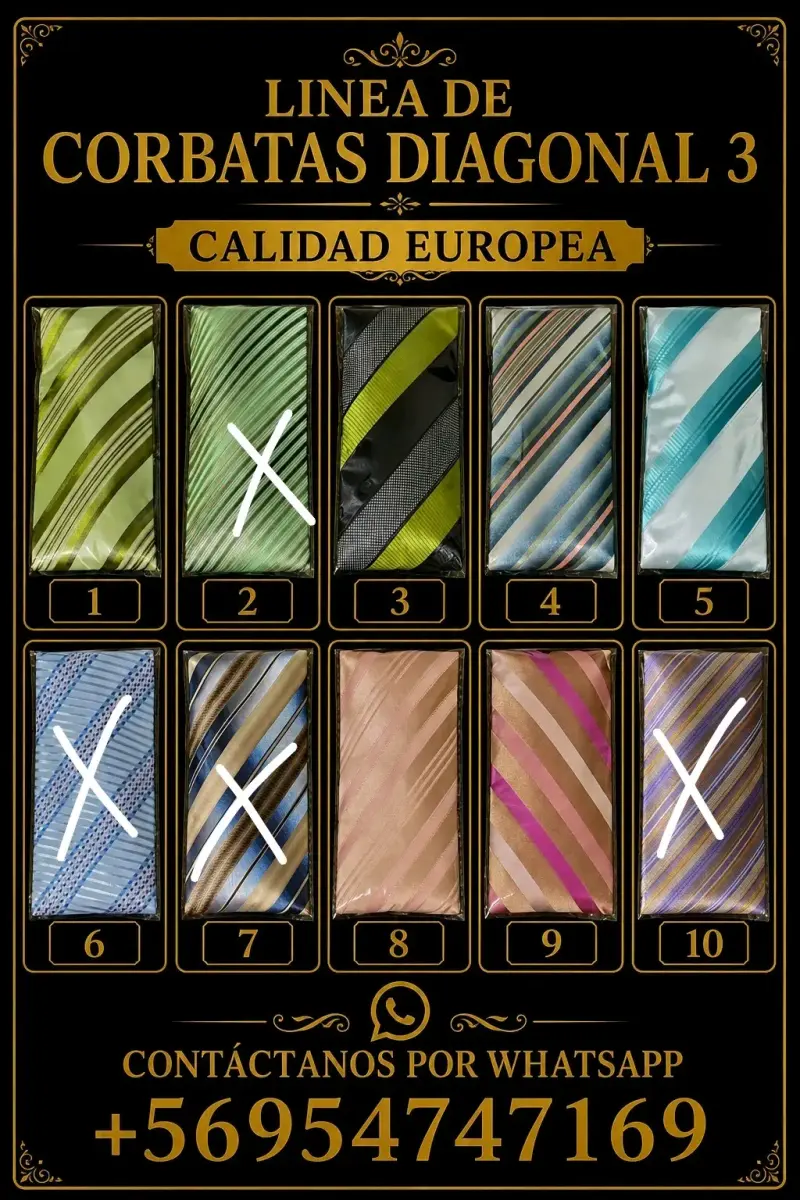 Corbatas de Raso y Floreadas Elegantes - 4