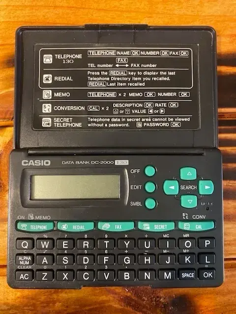 Organizador Electrónico Casio Data Bank DC-2000 - 2