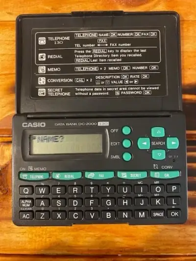 Organizador Electrónico Casio Data Bank DC-2000 - miniatura 3
