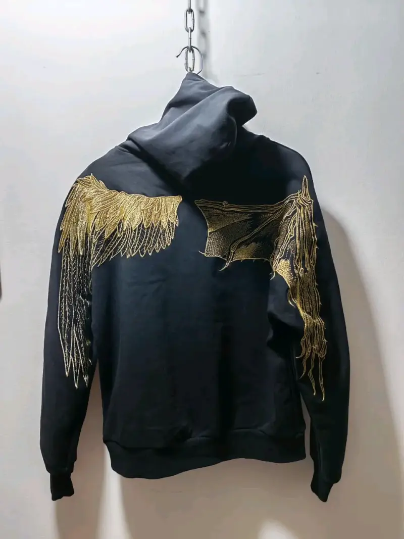 Chaqueta Kappa Alemania negra con bordado - 2