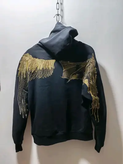 Chaqueta Kappa Alemania negra con bordado - miniatura 2
