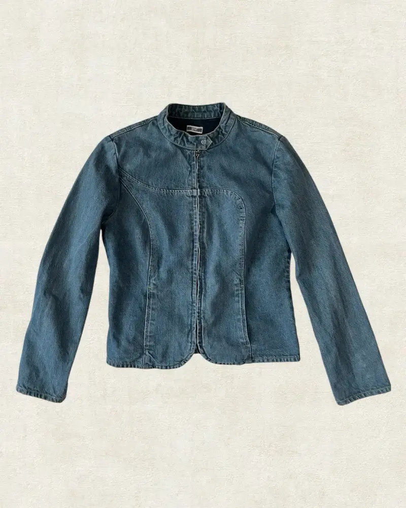 Chaqueta biker mezclilla  GAP - 2