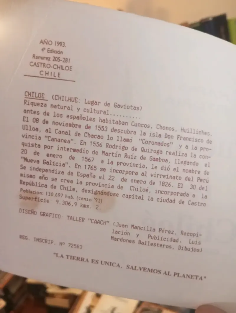 Guía Turística Pueblos de Chiloé 1993 - 3