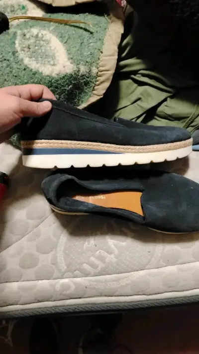 Zapatos planos negros Go Green Berlin para mujer - miniatura 1