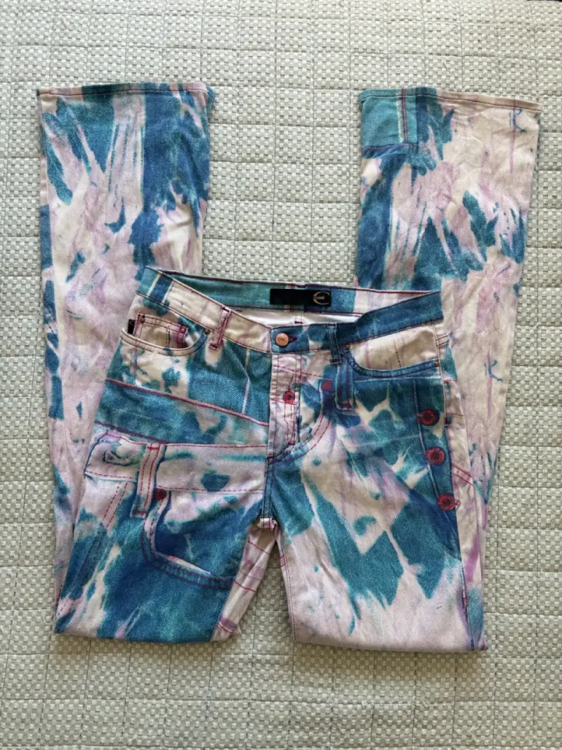 Jeans Just Cavalli estampados tie-dye