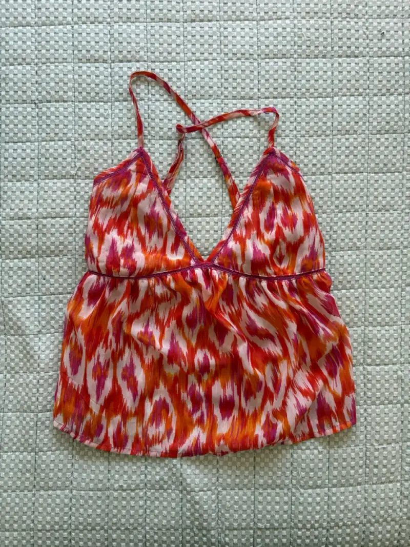 Top de tirantes estampado colorido Umbrale