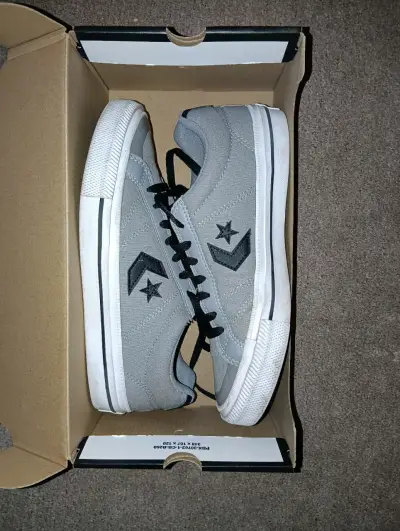 Zapatillas Converse grises de lona para hombre - miniatura 2