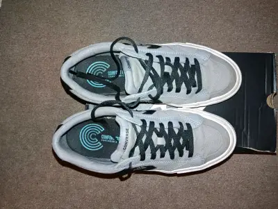 Zapatillas Converse grises de lona para hombre - miniatura 3