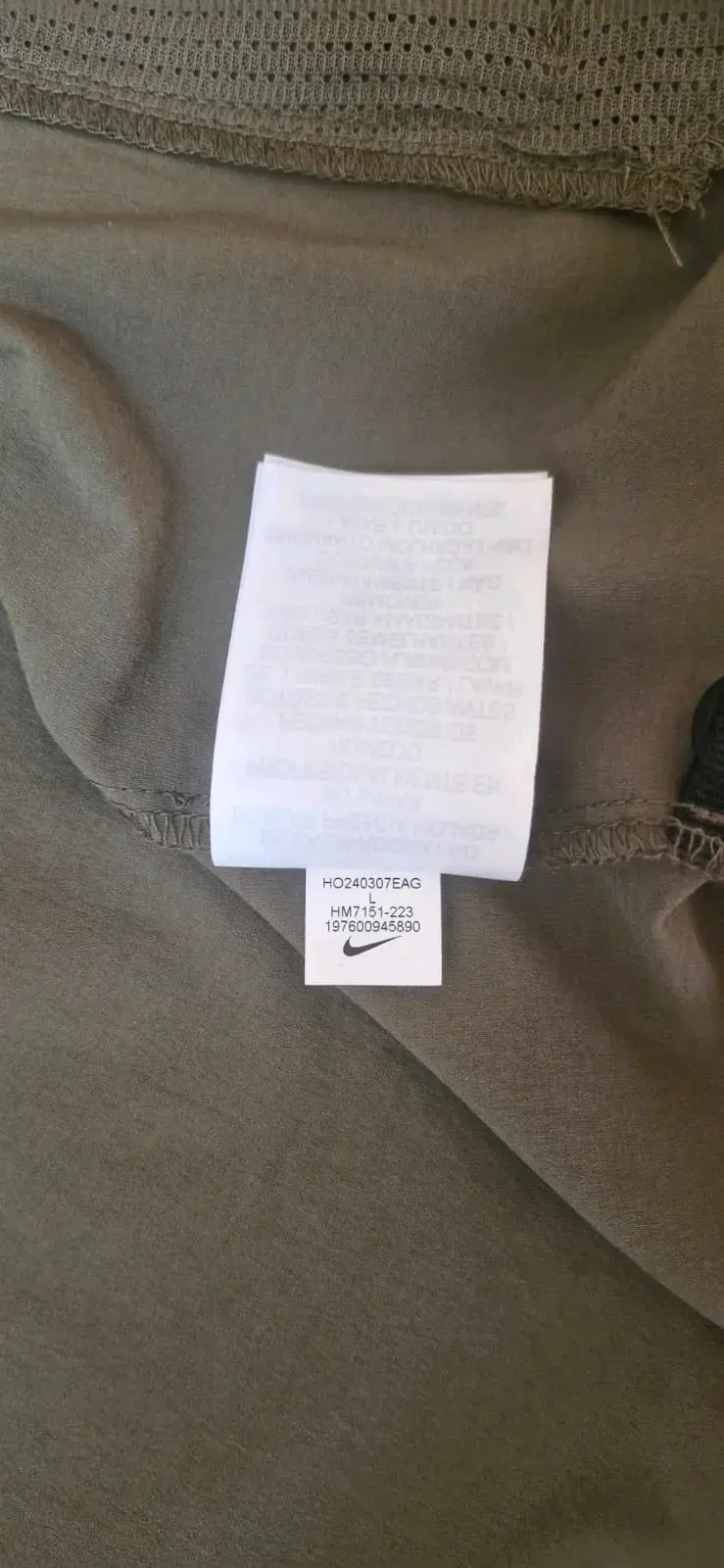Cortavientos Nike con capucha talla L - 3
