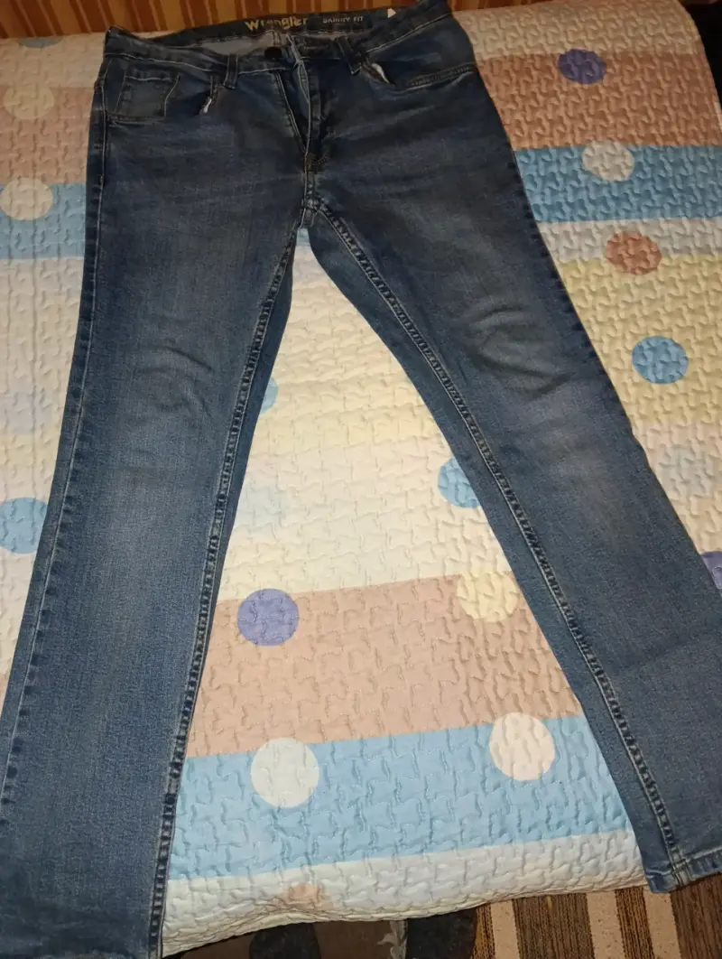 Jeans Wrangler Skinny Fit Azul - 1