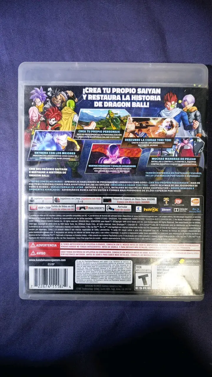 Juego PS3 Dragon Ball Xenoverse en buen estado - 2
