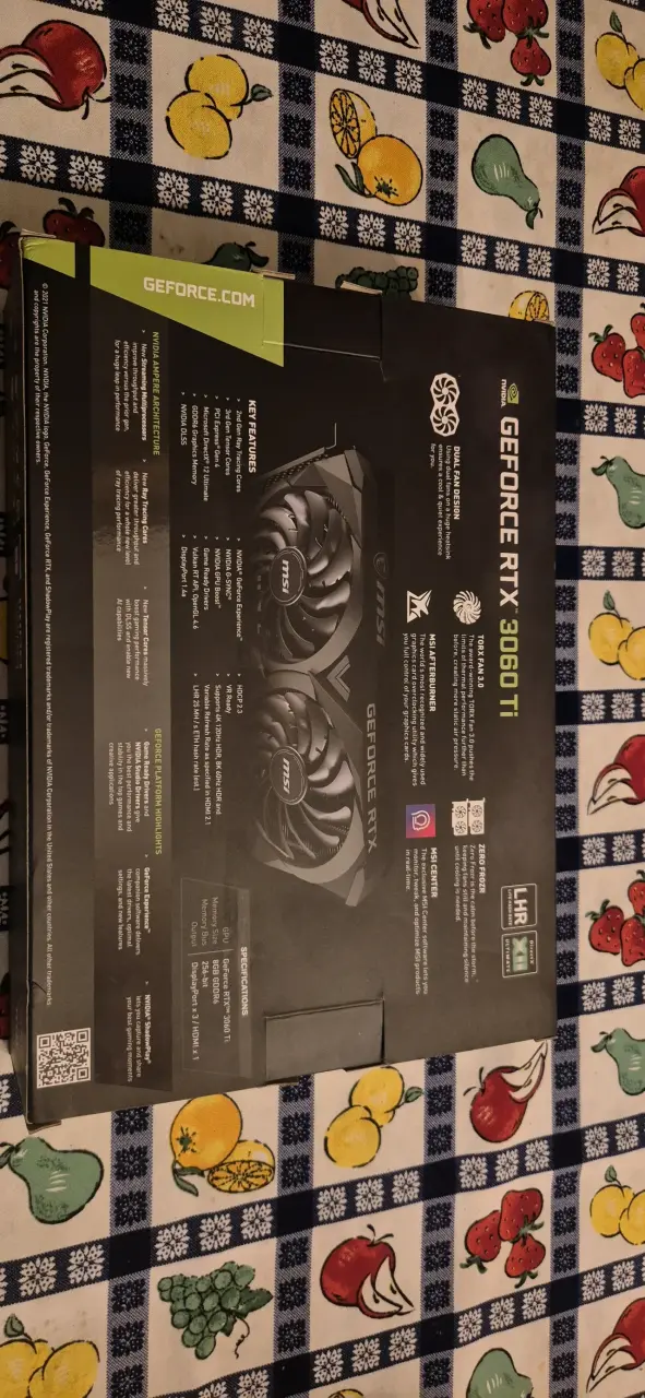Tarjeta Gráfica MSI GeForce RTX 3060 Ti Ventus 2X - 2